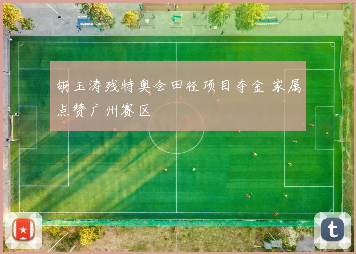 胡玉涛残特奥会田径项目夺金 家属点赞广州赛区