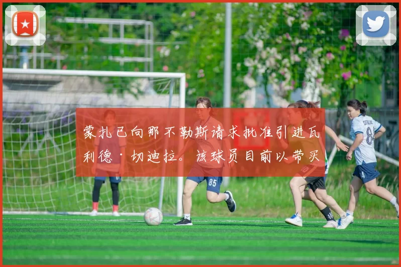 蒙扎已向那不勒斯请求批准引进瓦利德·切迪拉。该球员目前以带买断条款的租借形式效力于萨索洛，但可能在一月离队。 来源：著名记者斯基拉